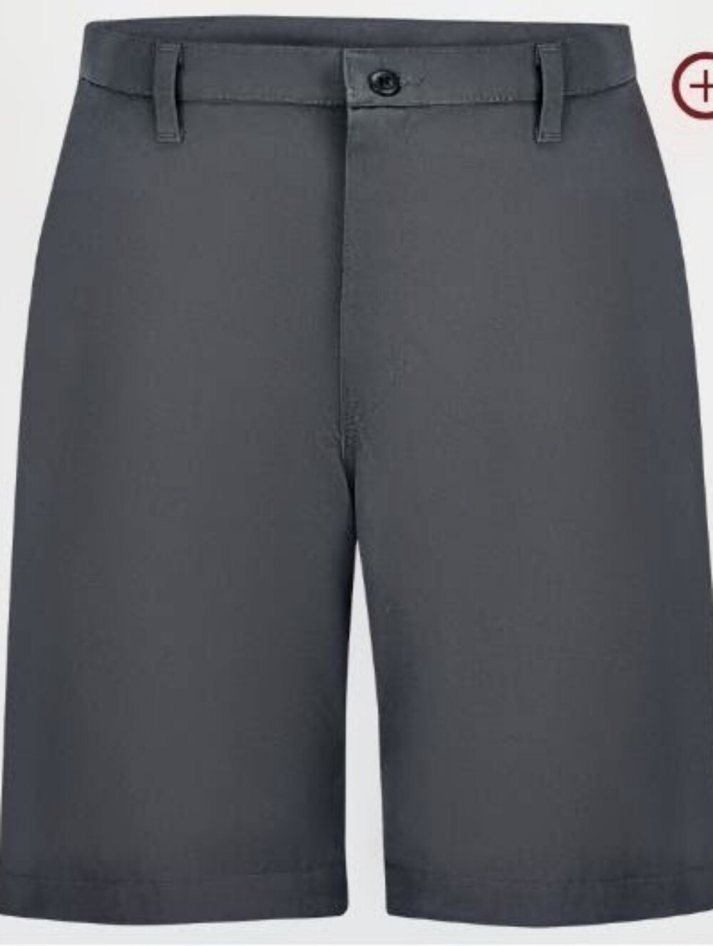 Men's Red Kap Flat-Front Charcoal Utility Shorts Sz 36/10 NWT